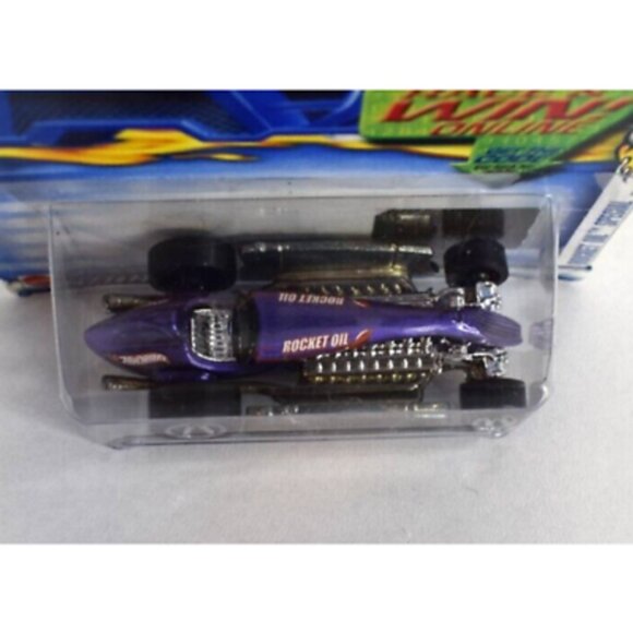 2002 Hot Wheels Rocket Oil Special Car First Editions #48 36/42 Purple 1:64 NEW! - Picture 3 of 8
